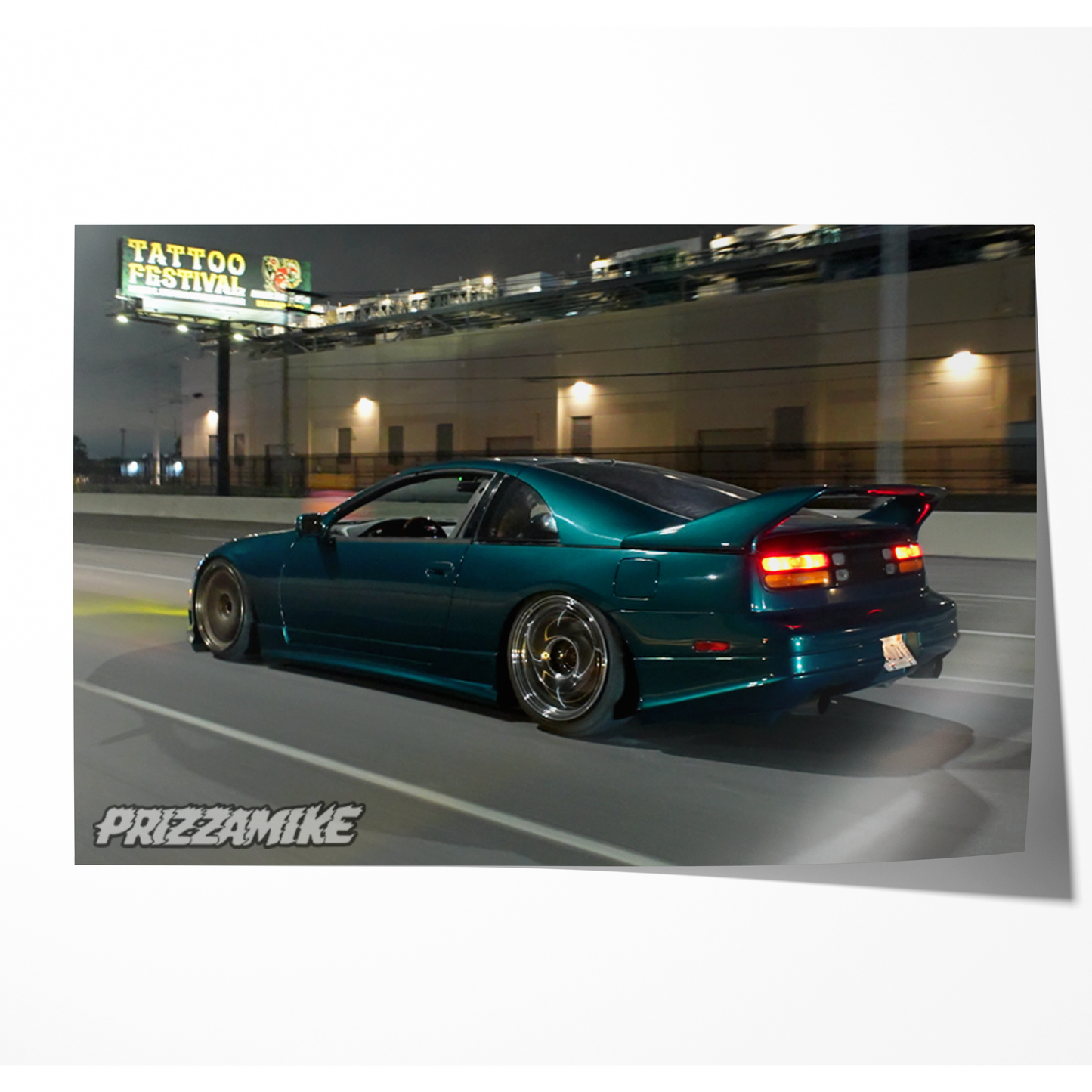 240zx Highway Poster