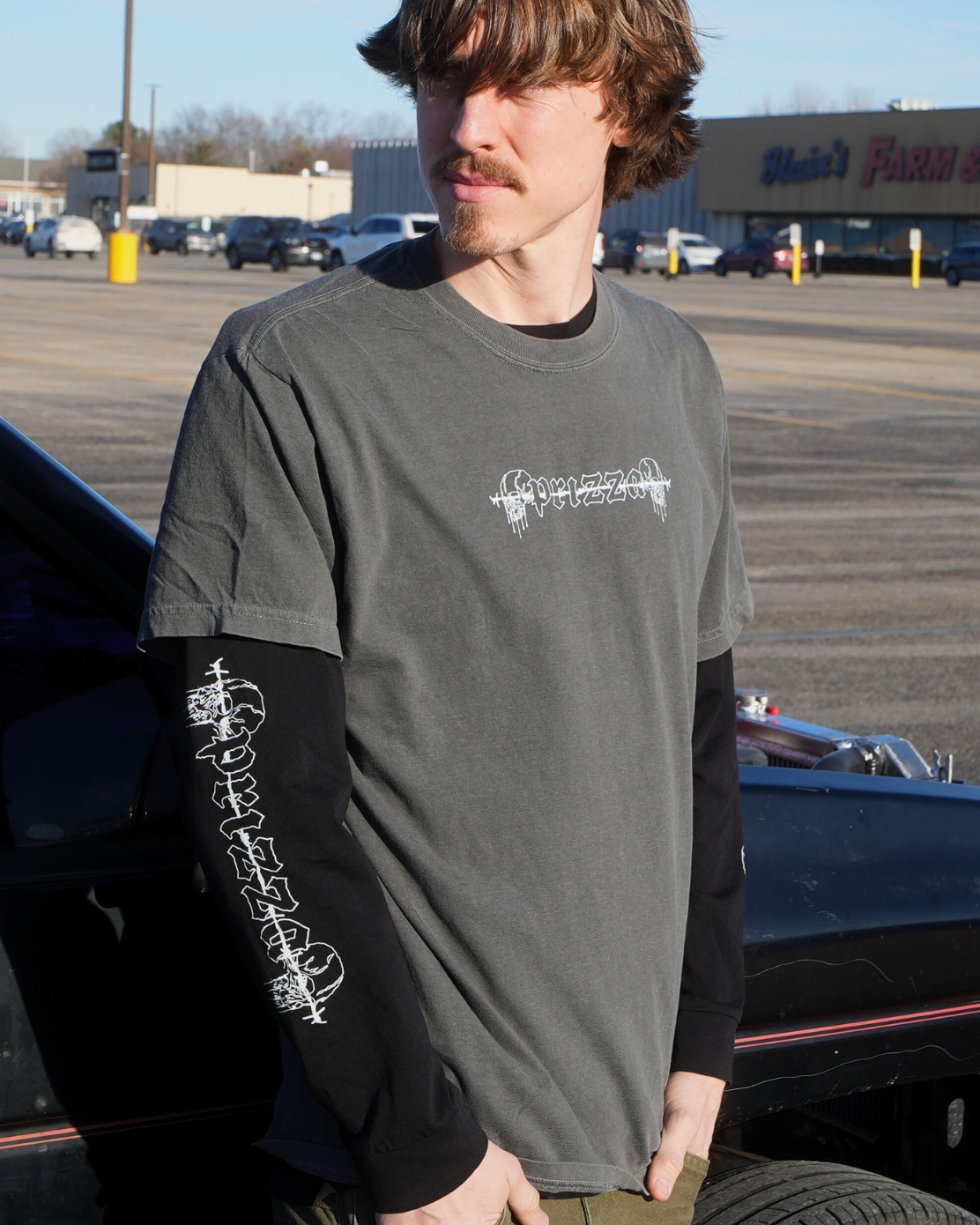 Barbed Skull Long Sleeve