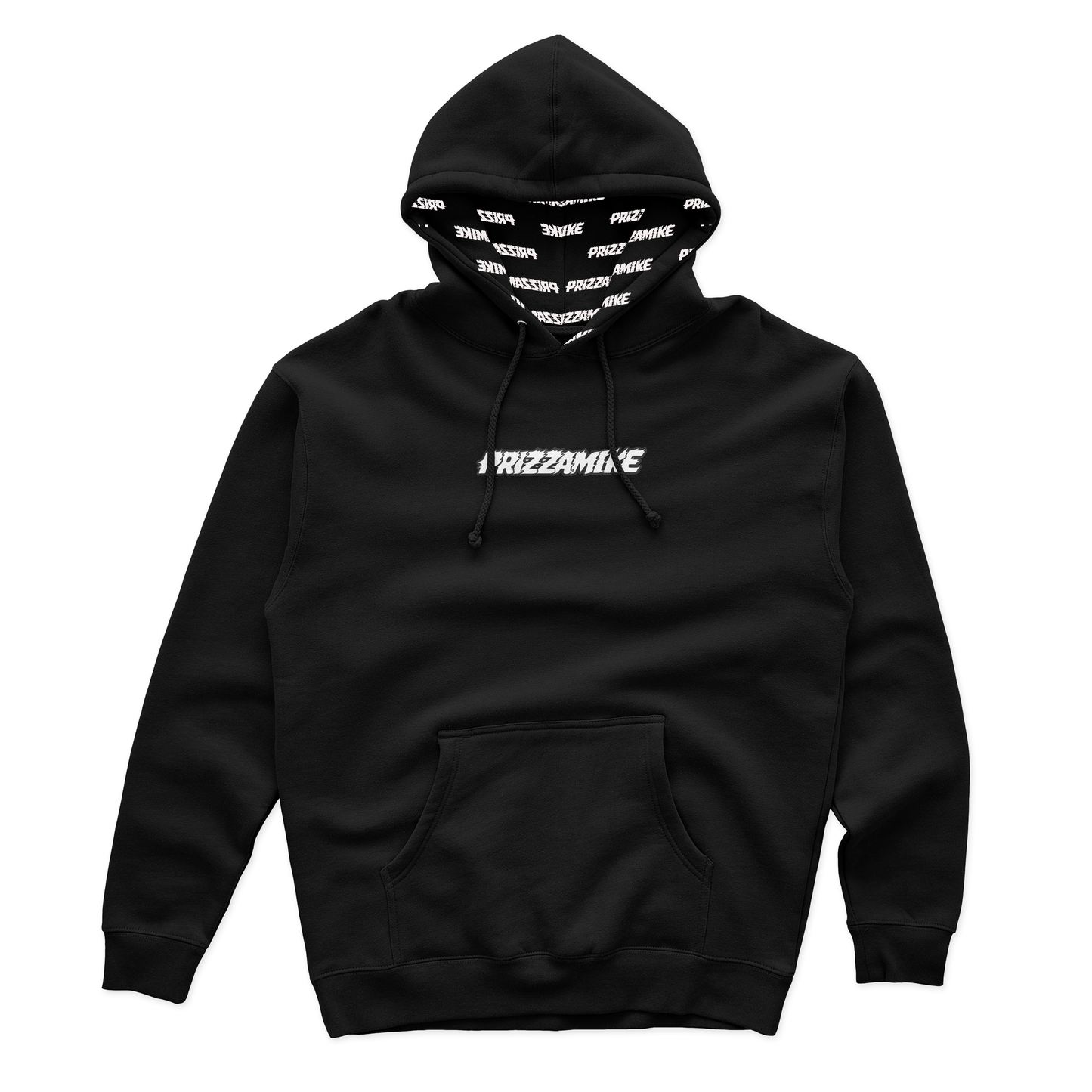 Classic Embroidered Black Hoodie