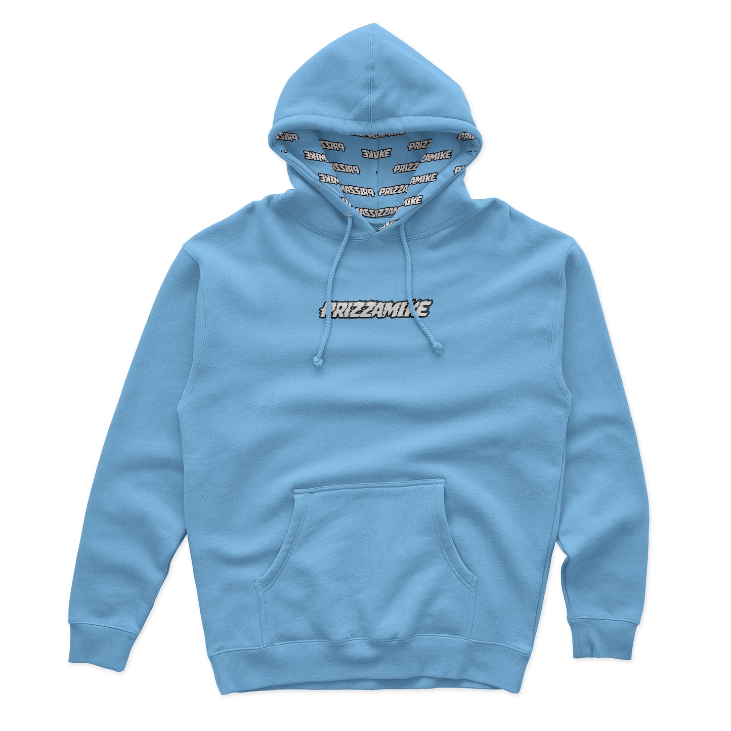 Classic Embroidered Blue Hoodie