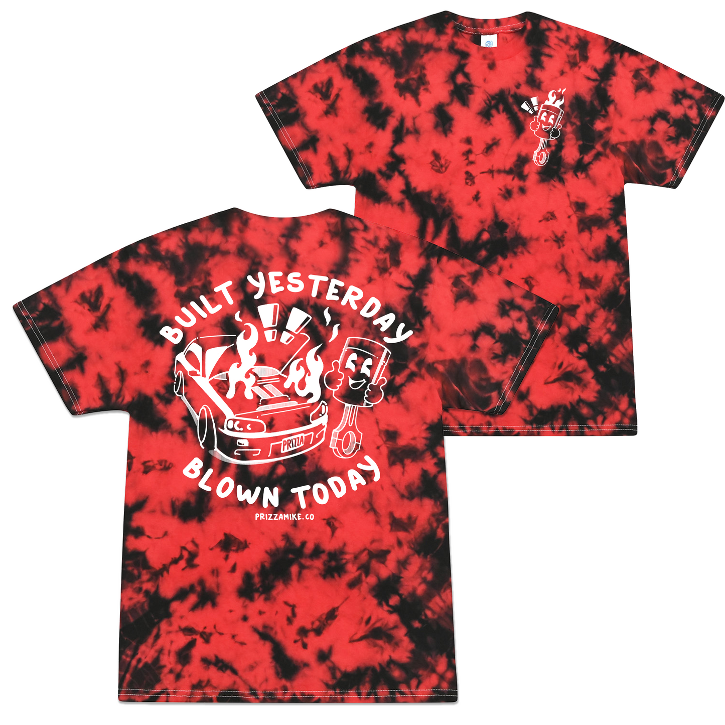 Built / Blown Red Dye Tee Limited