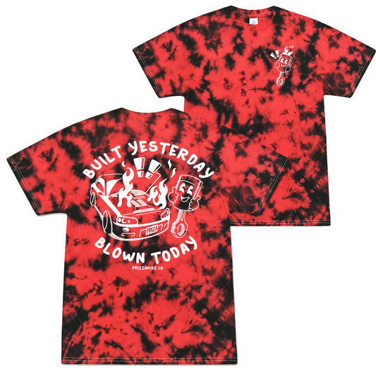 Built / Blown Red Dye Tee Limited