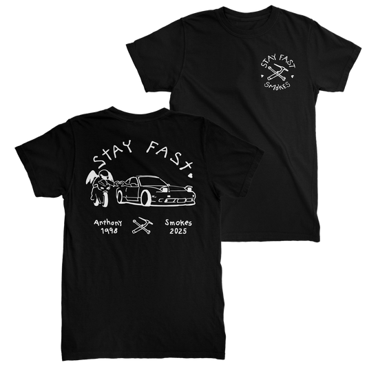 StayFastSmokes - Tee Black/White