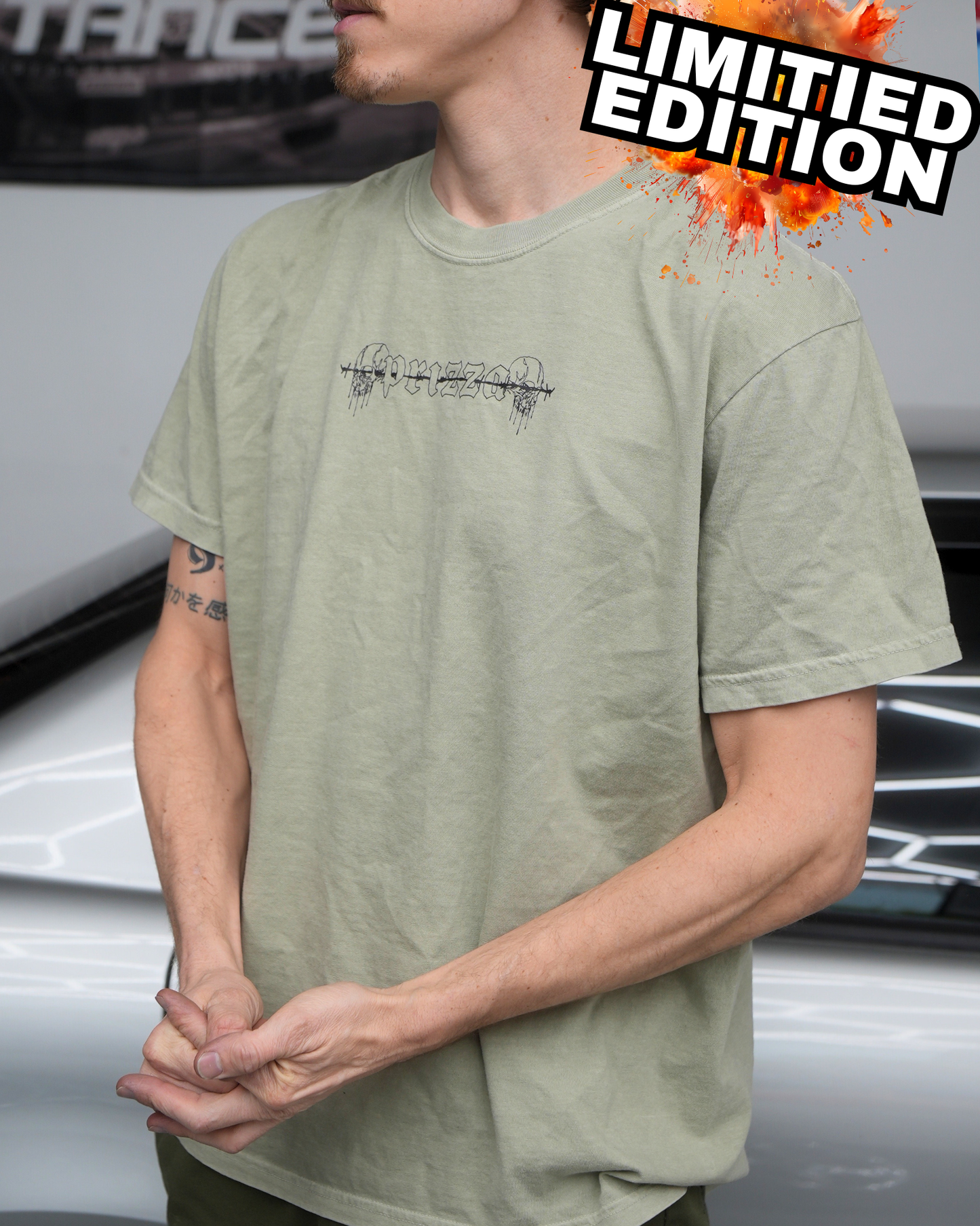 Barbed Skull Tee - LIMITED