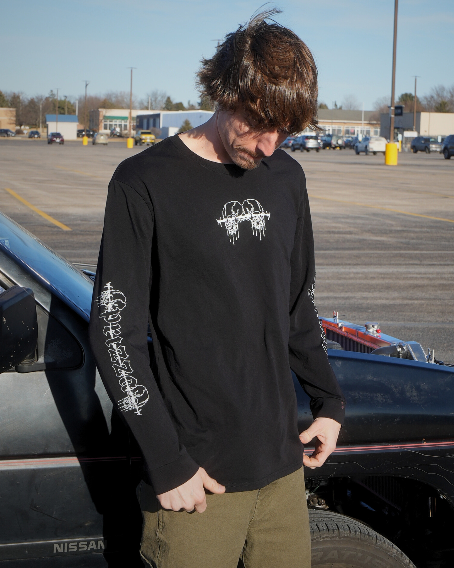 Barbed Skull Long Sleeve